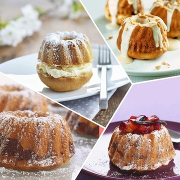 FOREMKI SILIKONOWE DO MUFFINEK BABECZEK FORMA DO PIECZENIA ZESTAW 12 szt