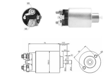 SPÍNAČ ELEKTROMAGNETICKÝ STARTÉR ERA ZM2392