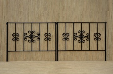 PŁOTEK OGRODOWY METALOWY 100 x 80 cm do ogrodu
