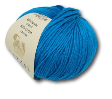 Włóczka GAZZAL Baby Cotton 3428 lazurowy