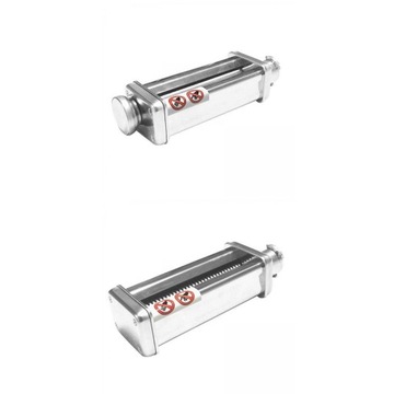 2pcs Alloy Pasta Maker Attachment Spaghetti Cutter