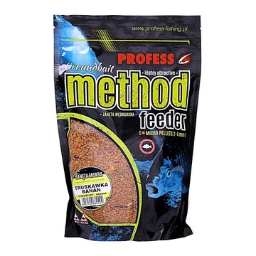 PROFESS Gotowa Zanęta + Pellet - TRUSKAWKA - BANAN