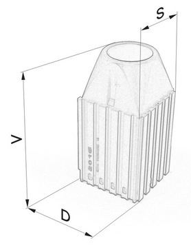 ПОДСТАВКА ПЛАСТИКОВАЯ РАМКА MORSE MK3 С КОНУСОМ МОРЗЕ