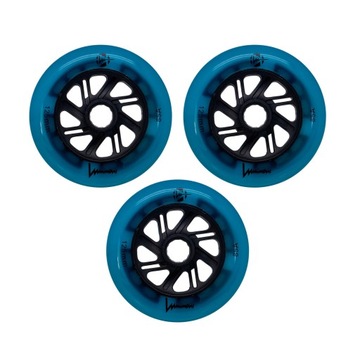 ŚWIECĄCE KÓŁKA DO ROLEK LUMINOUS LED 125MM/85A NIEBIESKIE 3 SZTUKI