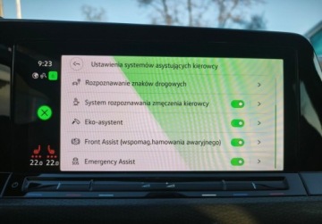 Volkswagen Golf VIII GTI 2.0 TSI 245KM 2022 Volkswagen Golf GTI, ACC, Matrix, GPS, Sportowe fotele podgrzewane, Digita, zdjęcie 31