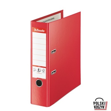 Segregator A4/80mm czerwony ESSELTE PLUS VIVIDA No.1 81183