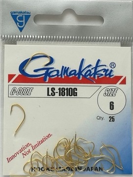 HACZYKI GAMAKATSU LS-1810G nr8 JAPOŃSKIE