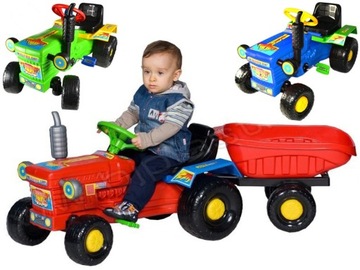 ПЕДАЛИ ТРАКТОР + ПРИЦЕП + ШЛЕМ + ЛОПАТА + грабли