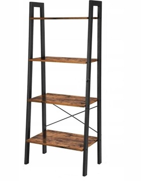 REGAŁ loft INDUSTRIALNY drabinowy SŁUPEK retro 137.5 cm x 56 cm x 34 cm