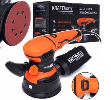 Szlifierka mimośrodowa z regulacją obrotów Kraft&Dele 1200W 230V KD1661