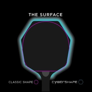 STIGA CYBERSHAPE CLIPPER классическая доска, настольный теннис