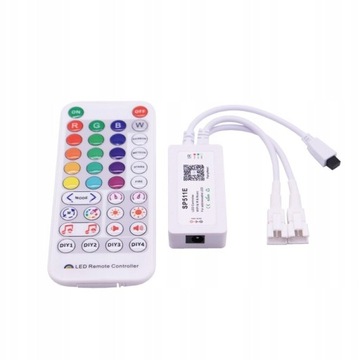 Sterownik RGB muzyczny WiFi SP511E WS2812B pilotIR