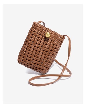 Вертикальная квадратная сумка для мобильного телефона, тканая сумка, диагональная сумка