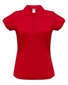 Koszulka polo JHK POPL 200, czerwona, r. 3XL