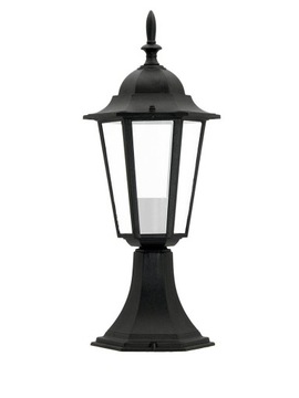 Lampa ogrodowa stojąca RETRO słupek oświetleniowy niski klasyczny czarny