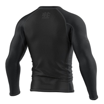 Rashguard Męski z długim rekawem czarny TRACE 2XL