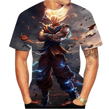 Koszulka Dragon Ball Z 3D Super Saiyan Son Goku