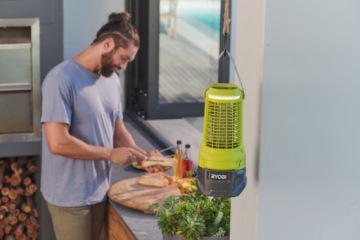 Ryobi RY18BZA-0 УФ-лампа от насекомых. Держатель от насекомых.