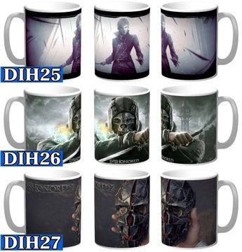MUG Dishonored 2 кружки в подарок имя + коробка