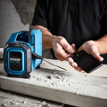 Erbauer EXT 215824 Строительный динамик Bluetooth 18 В