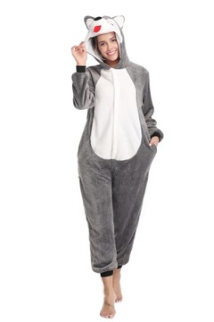 HUSKY Pies Piesek PIŻAMA Kigurumi Onesie Przebranie Damski Męskie L 165-174