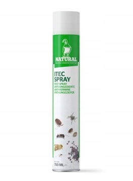 NATURAL ITEC SPRAY 750ML SKUTECZNY ŚRODEK NA KLESZCZE PIÓROJADY WSZY