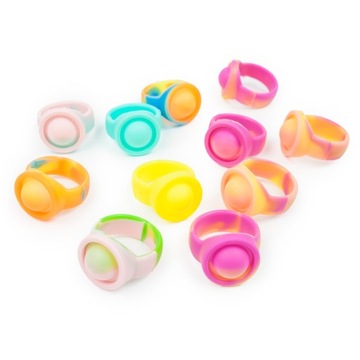 FIDGET TOYS POP IT RINGS НАБОР КОЛЬЦЕВ