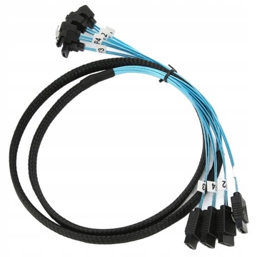 Прямой кабель Mini SAS 4 SATA на 4 SATA