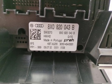 AUDI A1 2013 ŘÍZENÍ I SOUČÁSTKY ELEKTRICKÉ