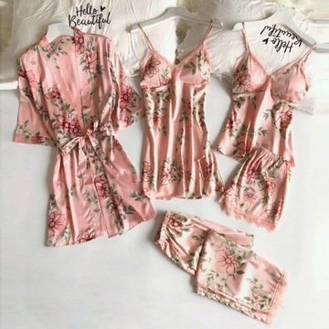 АТЛАСНЫЙ КОМПЛЕКТ, ПИЖАМА, ХАЛАТ, РУБАШКА, 3XL