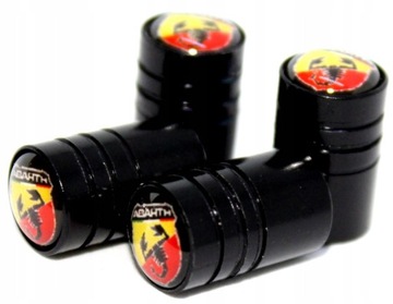 FIAT ABARTH КЛАПАННЫЕ КРЫШКИ, ЧЕРНЫЕ, 4 ​​ШТ.