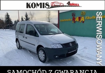 Volkswagen Caddy III Furgon 1.4 80KM 2010 Volkswagen Caddy 7 OSOBOWY, Klimatyzacja, Podg...