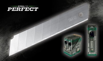 OSTRZE ŁAMANE 18 MM STALCO PERFECT KPL 10 SZT