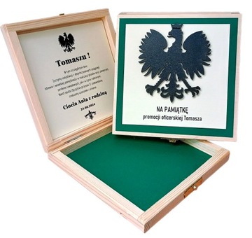 Pamiątka z okazji PROMOCJI OFICERSKIEJ *** PREZENT