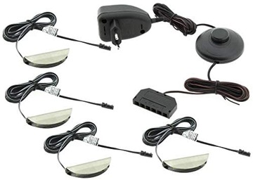Oświetlenie LED 4 klipsowe / barwa BIAŁY ZIMNY