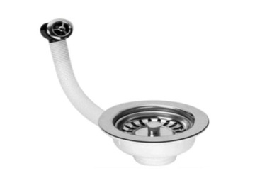 GARDZIEL ZLEWU Z METALOWYM SITKIEM 3,5'' FI 115 ODPŁYW