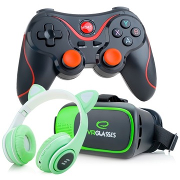 OKULARY VR GOGLE DO TELEFONU+ KONTROLER BLUETOOTH