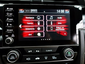 Honda Civic X Hatchback 5d Facelifting 1,5 VTEC TURBO 182KM 2020 Honda Civic AUTOMAT+EL.DACH Kraj 1wł BEZWYPAD, zdjęcie 35