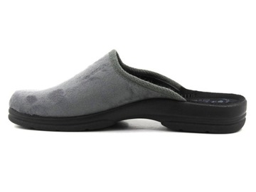 INBLU KAPCIE PAPCIE DOMOWE MĘSKIE PO-75 KLAPKI ZWYKŁE SZARE 44