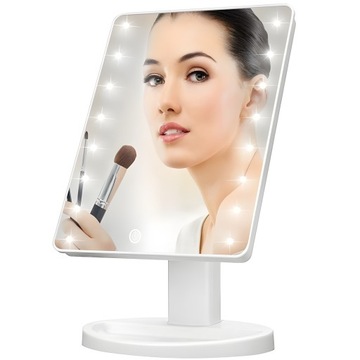 ЗЕРКАЛО ДЛЯ МАКИЯЖА С ПОДСВЕТКОЙ ЗЕРКАЛО СО СВЕТОДИОДНОЙ ПОДСВЕТКОЙ С РЕГУЛИРУЕМОЙ ЯРКОСТЬЮ СВЕТА