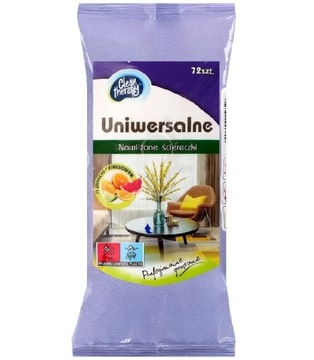 UNIWERSALNE ŚCIERECZKI DO CZYSZCZENIA NAWILŻONE72