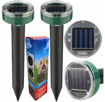 SILNY ODSTRASZACZ KRETÓW NA KRETY SOLARNY 2 SZTUKI