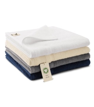 Organic (GOTS) ręcznik duży unisex biały 70 x 140 cm,9180002