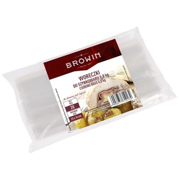 WORECZKI FOLIOWE DO SZYNKOWARA 0,8KG 20szt. BROWIN