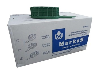 Влажные губки цветочные из кирпично-зеленой пены 20 штук!