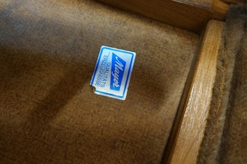 Подставка для ног-качалки для кресла с обивкой из массива дерева, винтажный дизайн Mayer