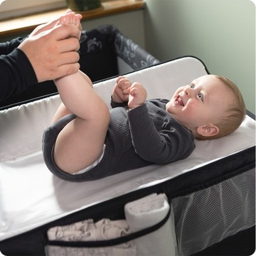 СКЛАДНАЯ ТРАНСПОРТНАЯ кроватка, ДОПОЛНИТЕЛЬНЫЙ ПОЧАТ, ВОСПРОИЗВЕДЕНИЕ, АКСЕССУАРЫ, КРЫША STUGAN