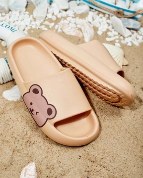 ШЛЕПАНЦЫ ЖЕНСКИЕ КОРИЧНЕВЫЕ РЕЗИНОВЫЕ MALL 40/41