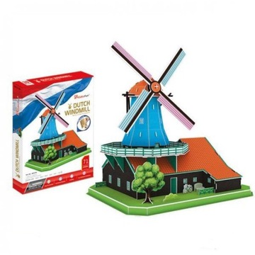 DANTE PUZZLE 3D WIATRAK HOLENDERSKI 71EL