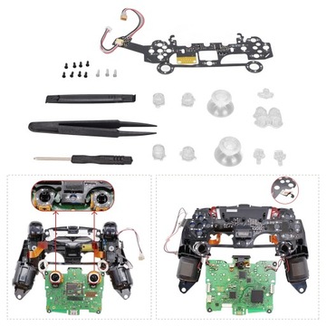 Лицевые кнопки с подсветкой, тип d-pad, 8 цветов, 19 режимов, классика DIY